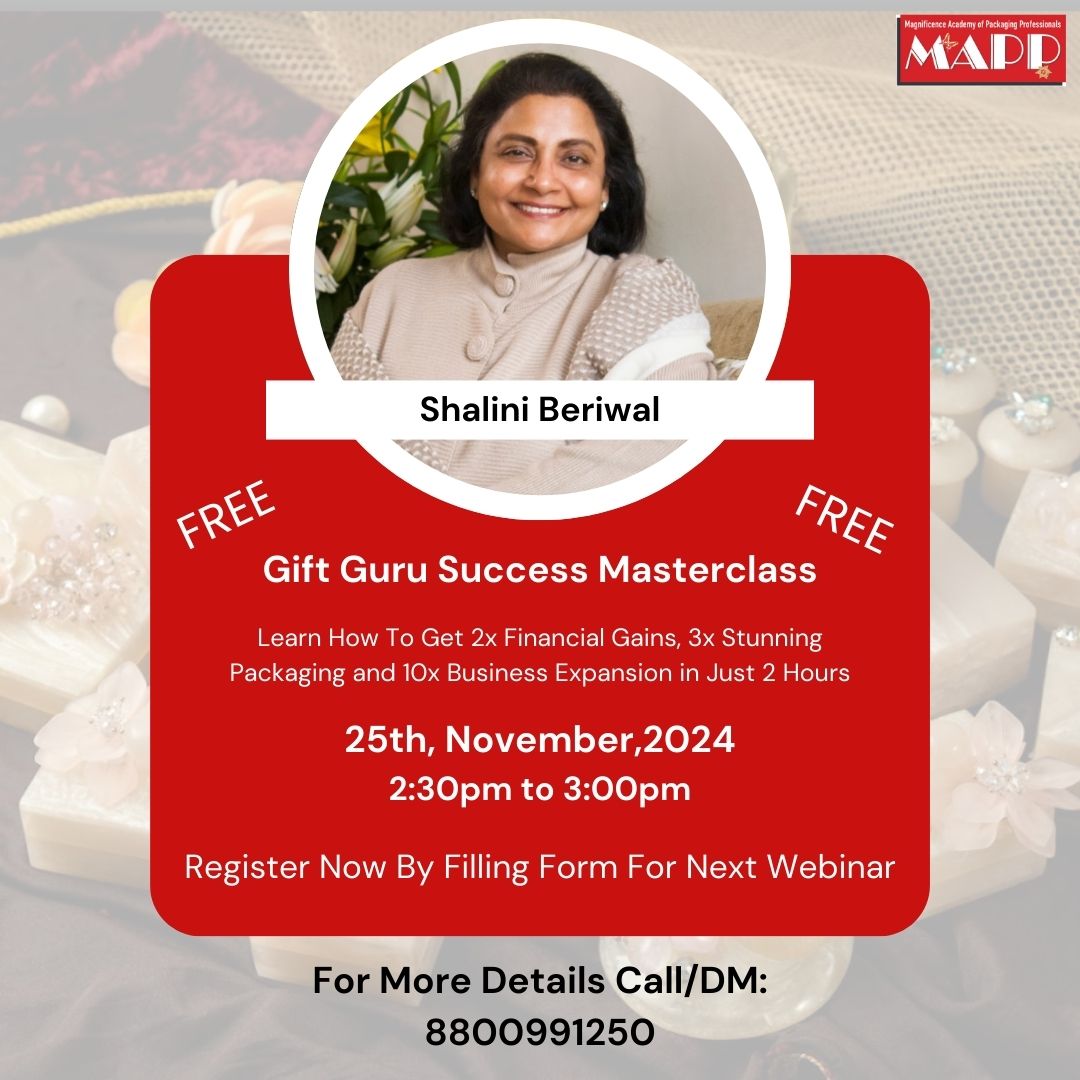 Free Webinar for gift packaging